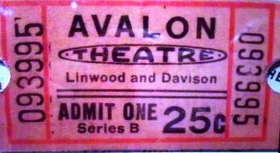 Avalon Theatre - Old Ticket From Jerome (newer photo)